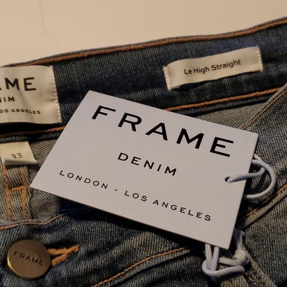 Frame Le High straight blind stitch jeans - Picture 8 of 13